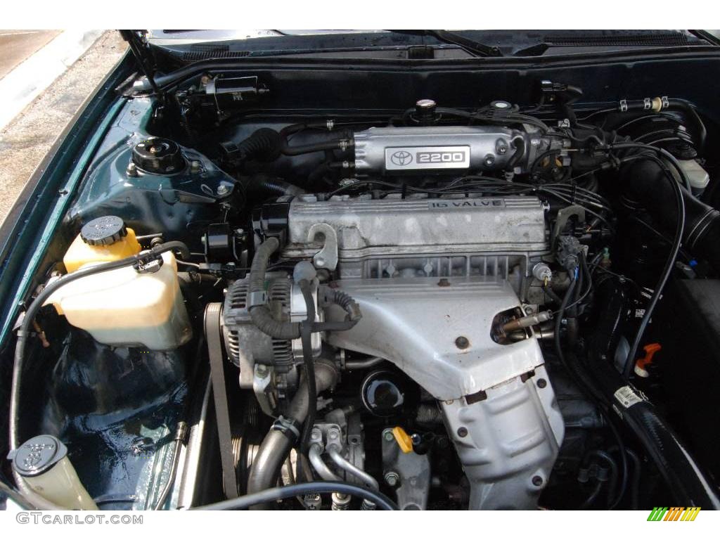 1995 Camry LE Sedan - Dark Emerald Green Metallic / Beige photo #36