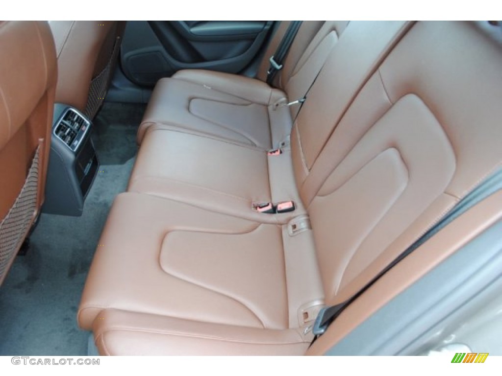 2014 A4 2.0T quattro Sedan - Dakota Grey Metallic / Chestnut Brown/Black photo #27
