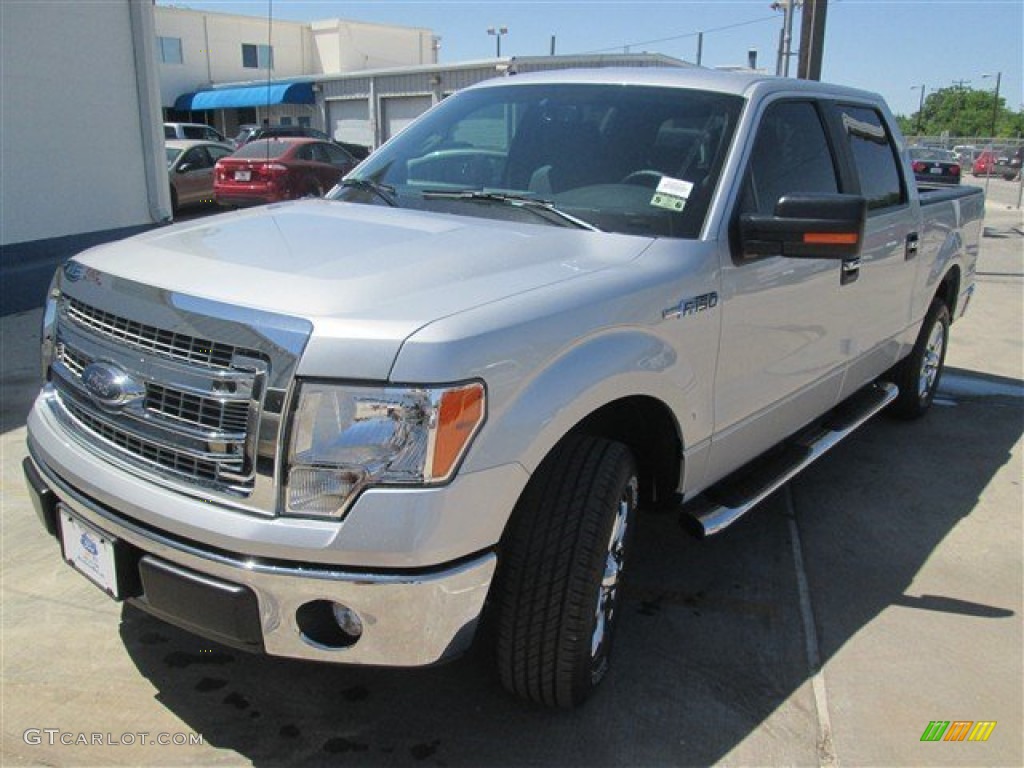 2014 F150 XLT SuperCrew - Ingot Silver / Steel Grey photo #1