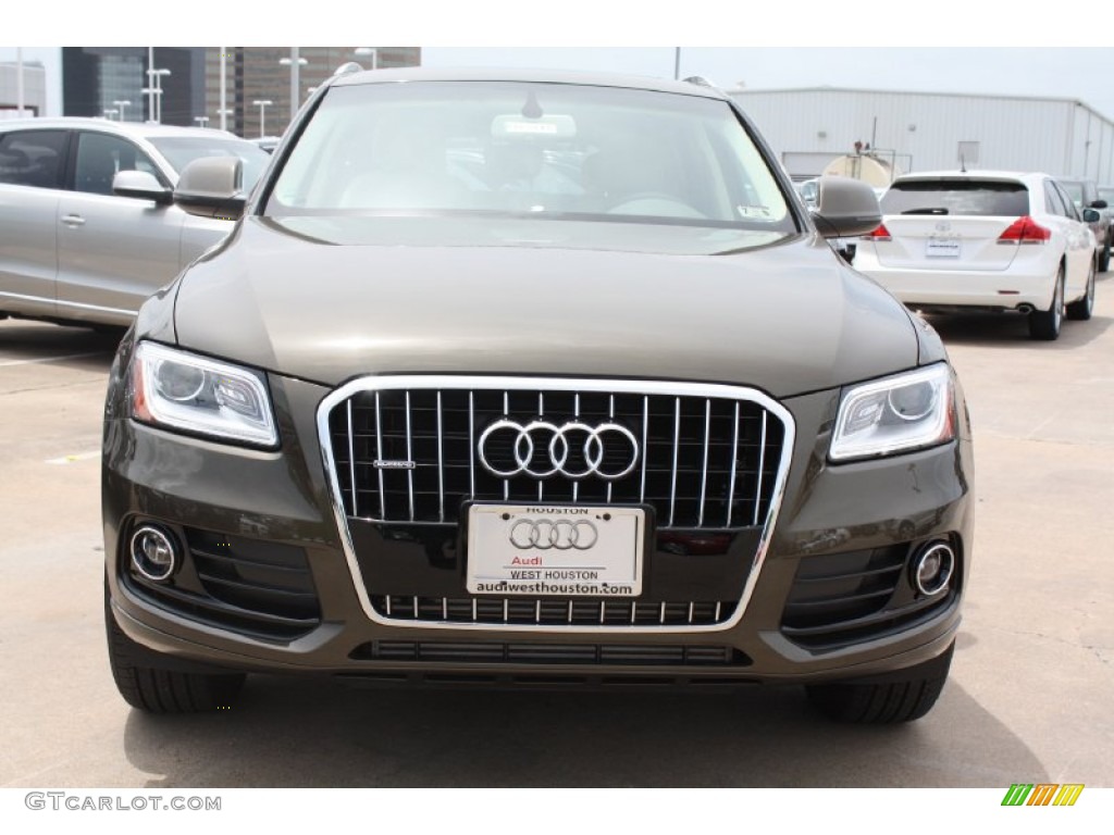 2014 Q5 2.0 TFSI quattro - Maya Brown Metallic / Pistachio Beige photo #2