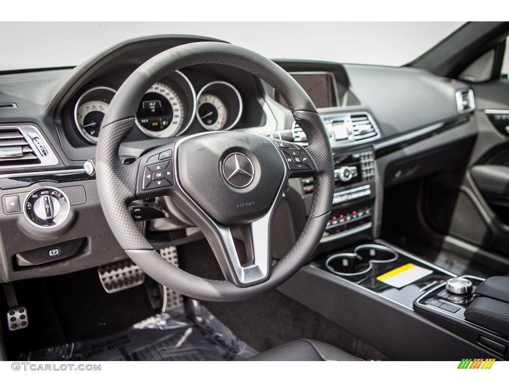 2014 E 350 Coupe - Diamond White Metallic / Black photo #5