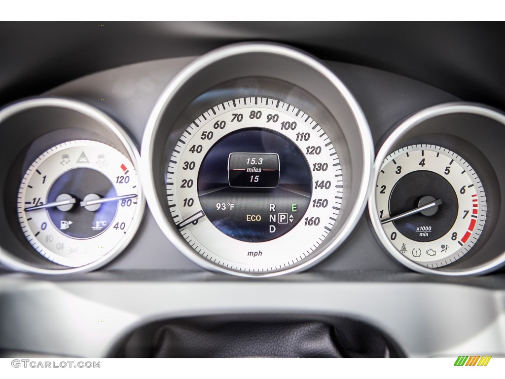 2014 E 350 Coupe - Diamond White Metallic / Black photo #6