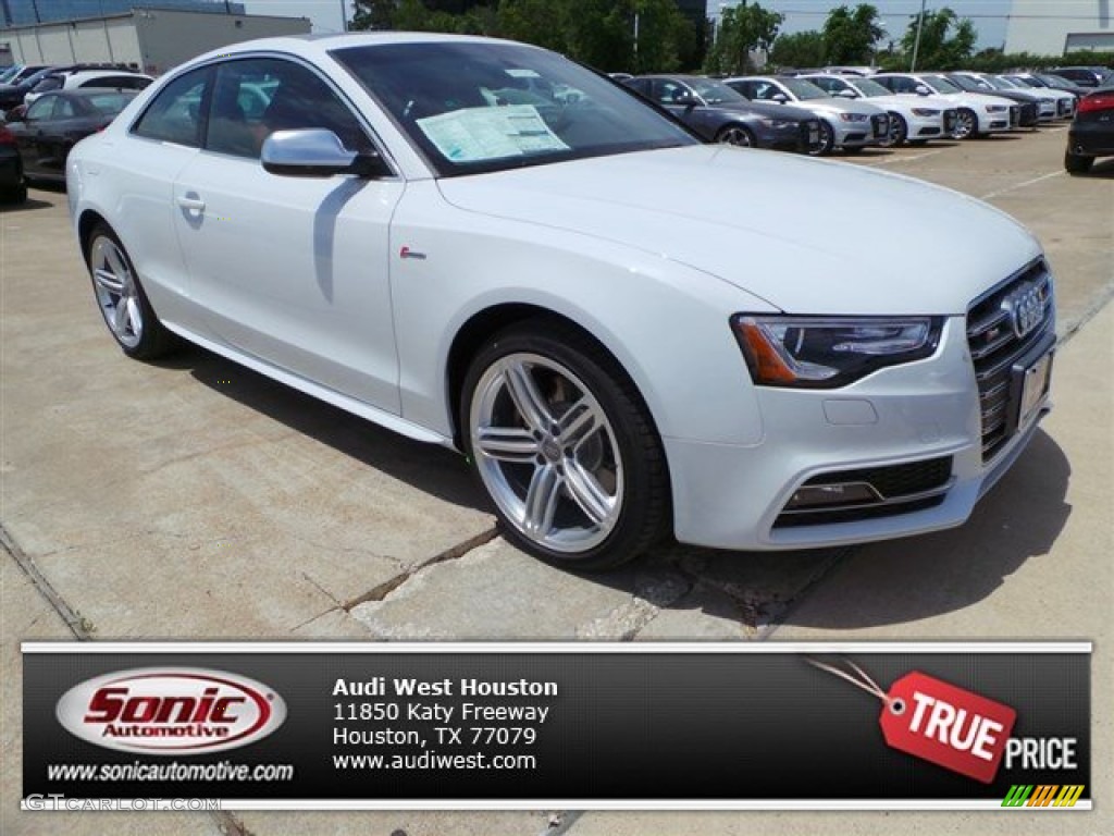 Glacier White Metallic Audi S5