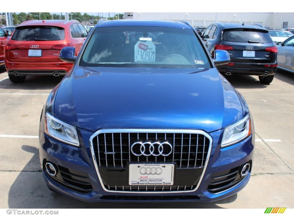 2014 Q5 2.0 TFSI quattro - Scuba Blue Metallic / Chestnut Brown photo #2