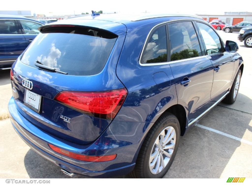 2014 Q5 2.0 TFSI quattro - Scuba Blue Metallic / Chestnut Brown photo #7