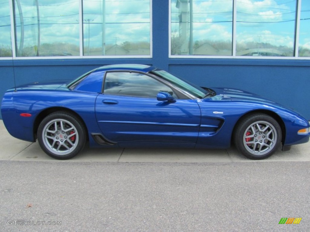 Electron Blue Metallic Chevrolet Corvette