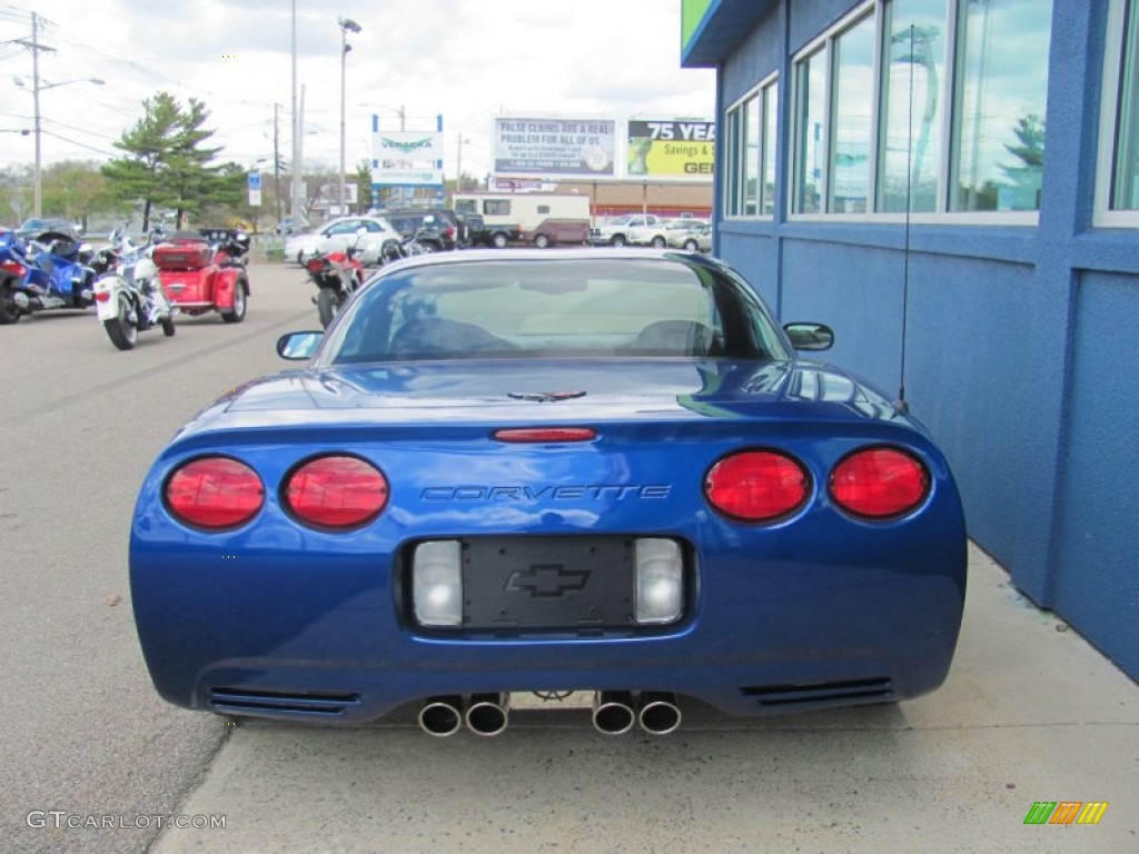 2002 Corvette Convertible - Electron Blue Metallic / Black photo #5