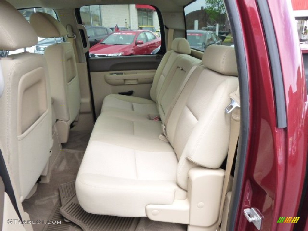 2013 Silverado 1500 LT Crew Cab - Deep Ruby Metallic / Light Cashmere/Dark Cashmere photo #12