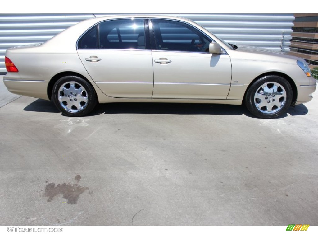 2001 LS 430 - Mystic Gold Metallic / Ecru Beige photo #12