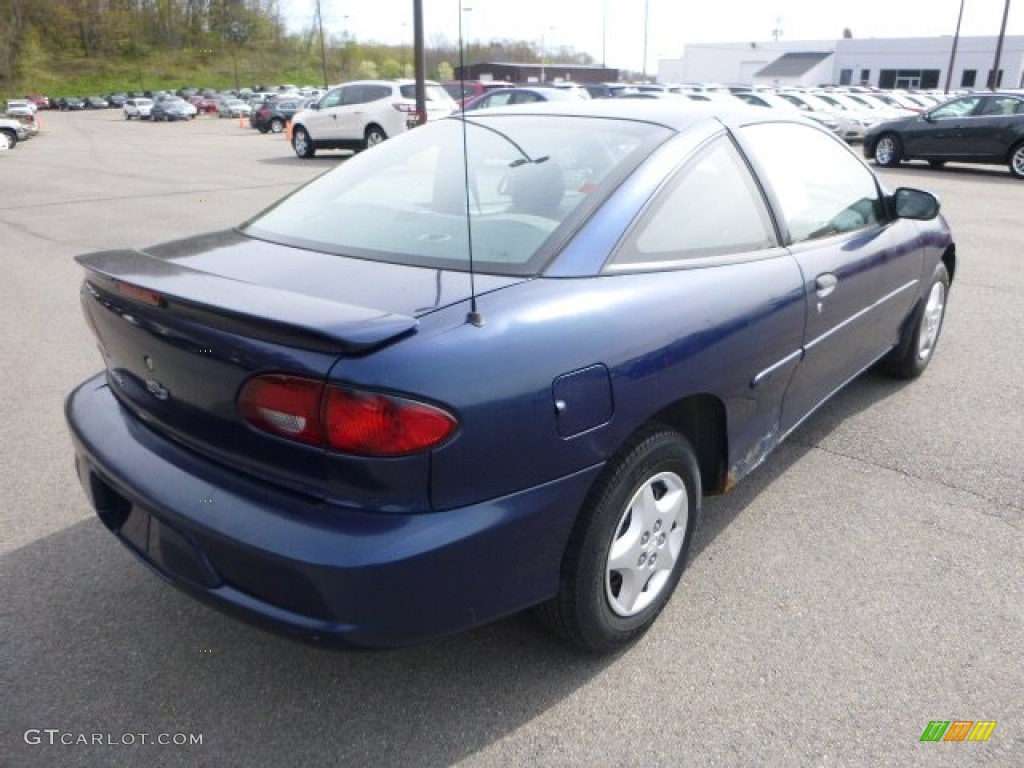 2001 Cavalier Coupe - Indigo Blue Metallic / Graphite photo #4