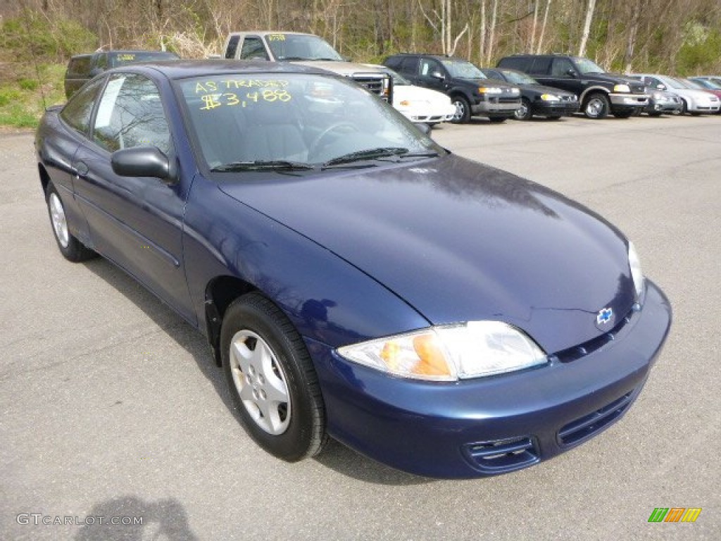 Indigo Blue Metallic 2001 Chevrolet Cavalier Coupe Exterior Photo #93166093