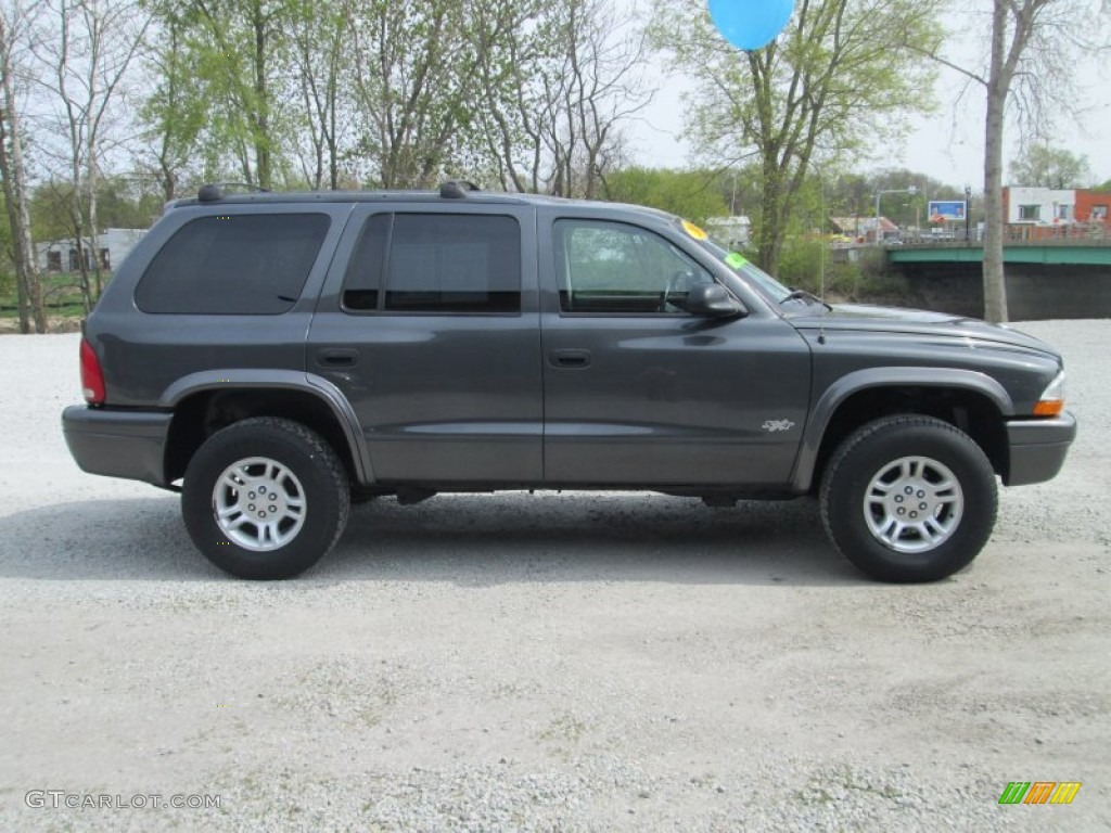 2002 Durango Sport 4x4 - Graphite Metallic / Dark Slate Gray photo #5