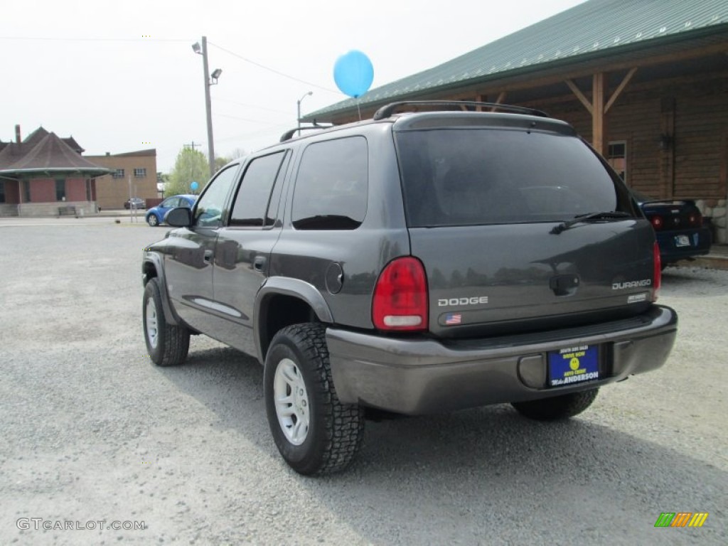 2002 Durango Sport 4x4 - Graphite Metallic / Dark Slate Gray photo #8
