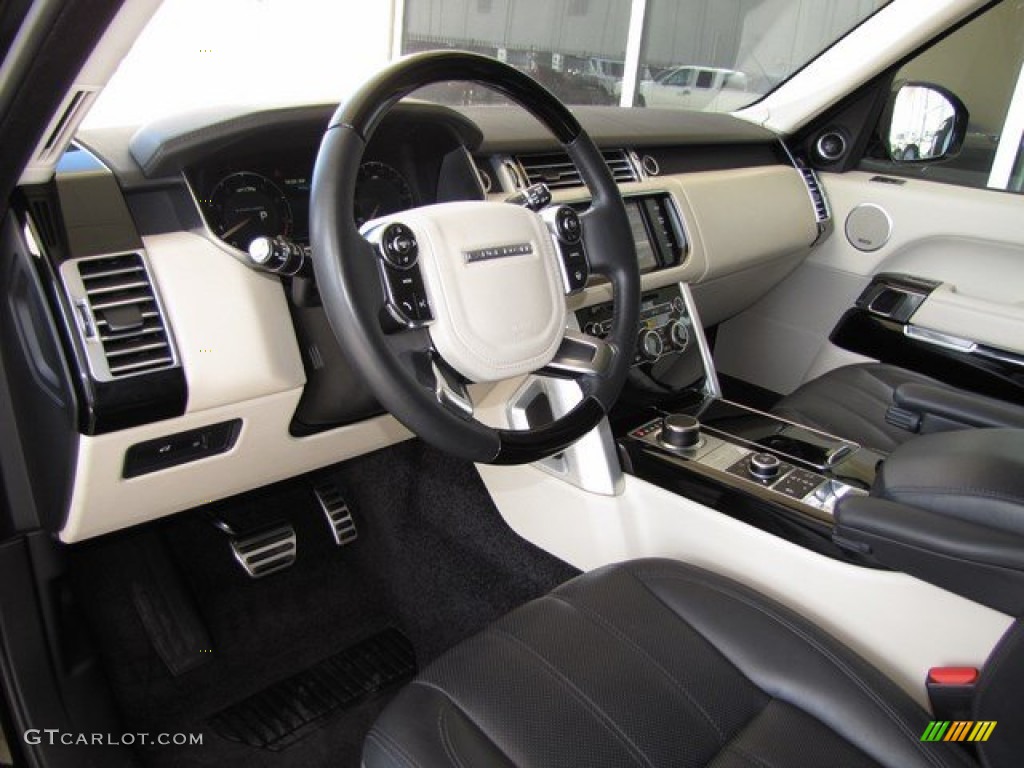 2013 Range Rover Supercharged LR V8 - Santorini Black Metallic / Ebony/Ivory photo #12