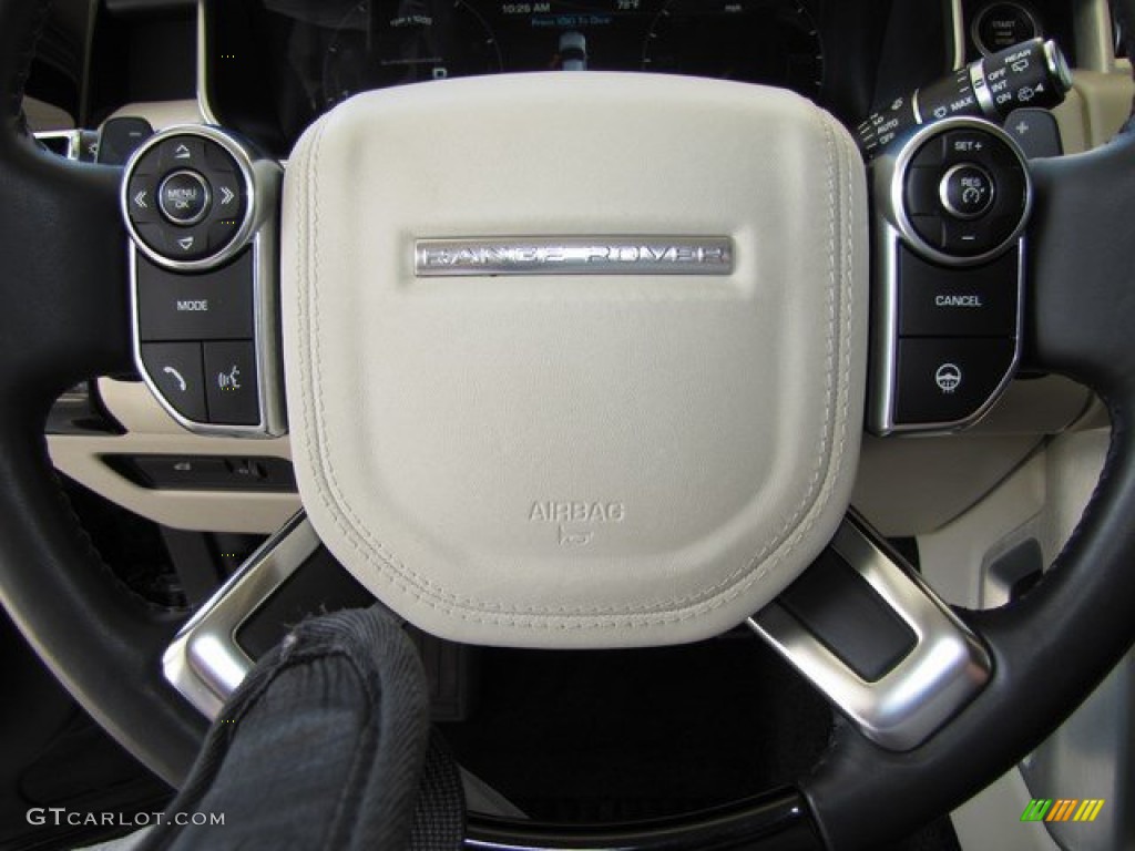 2013 Range Rover Supercharged LR V8 - Santorini Black Metallic / Ebony/Ivory photo #14