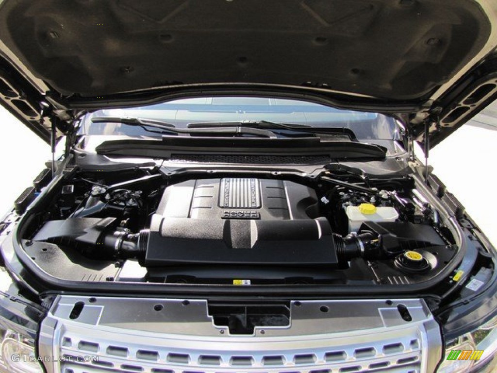 2013 Range Rover Supercharged LR V8 - Santorini Black Metallic / Ebony/Ivory photo #58