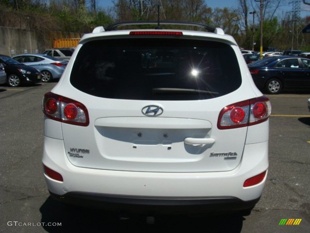 2011 Santa Fe SE AWD - Frost White Pearl / Gray photo #5