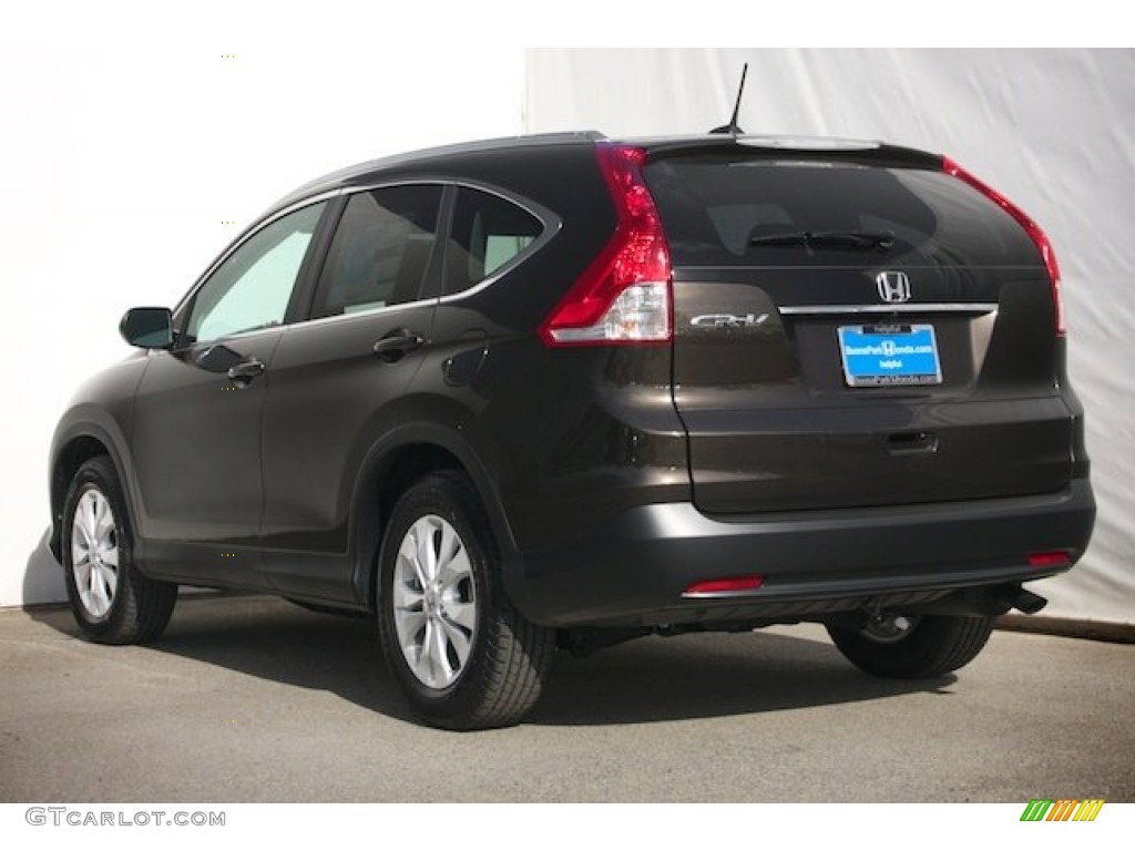 2014 CR-V EX-L - Kona Coffee Metallic / Black photo #2