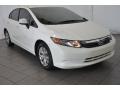 Taffeta White - Civic LX Sedan Photo No. 1