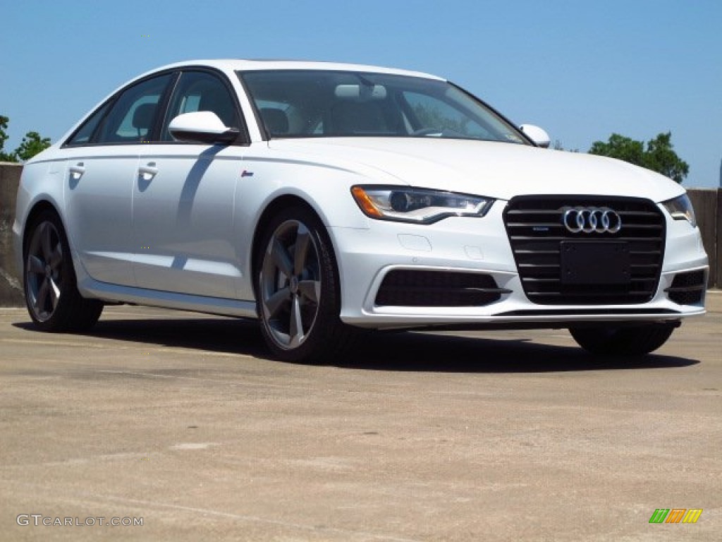 Glacier White Metallic Audi A6