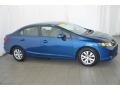 Dyno Blue Pearl - Civic LX Sedan Photo No. 5