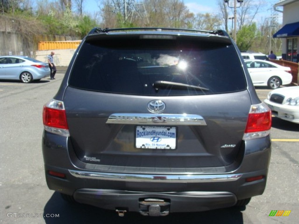 2011 Highlander Limited 4WD - Magnetic Gray Metallic / Black photo #5