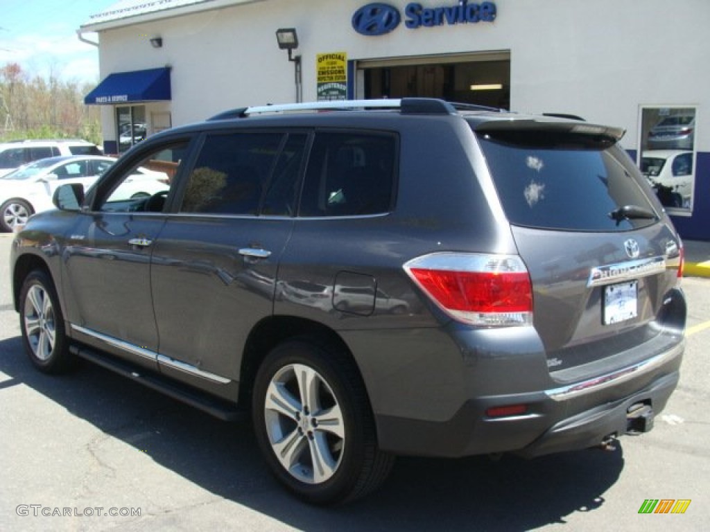 2011 Highlander Limited 4WD - Magnetic Gray Metallic / Black photo #6
