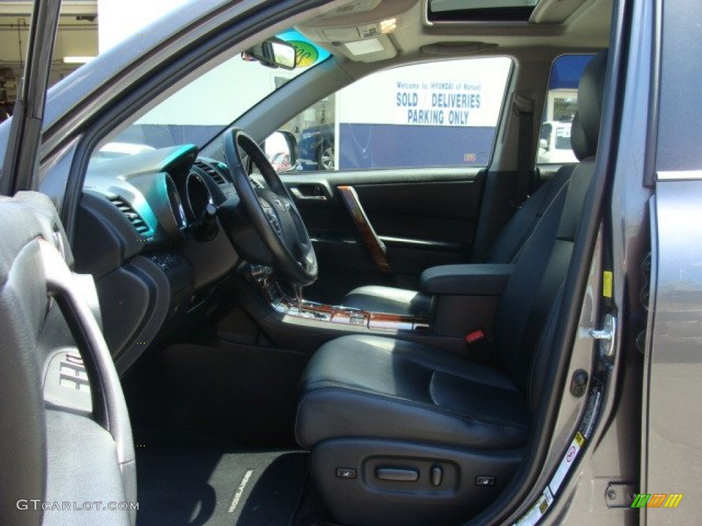 2011 Highlander Limited 4WD - Magnetic Gray Metallic / Black photo #10