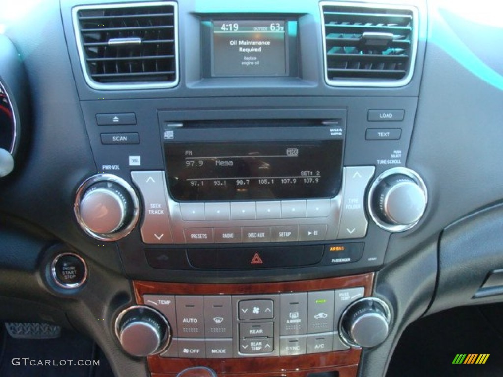 2011 Highlander Limited 4WD - Magnetic Gray Metallic / Black photo #18