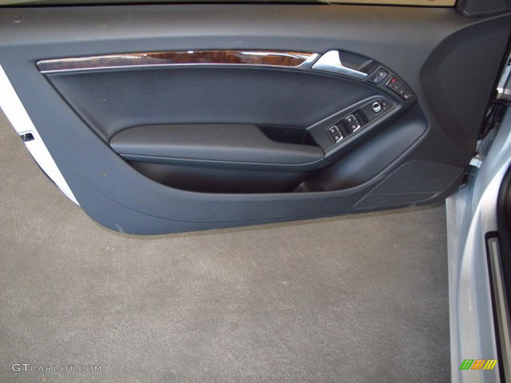 2014 A5 2.0T quattro Cabriolet - Ice Silver Metallic / Black photo #10