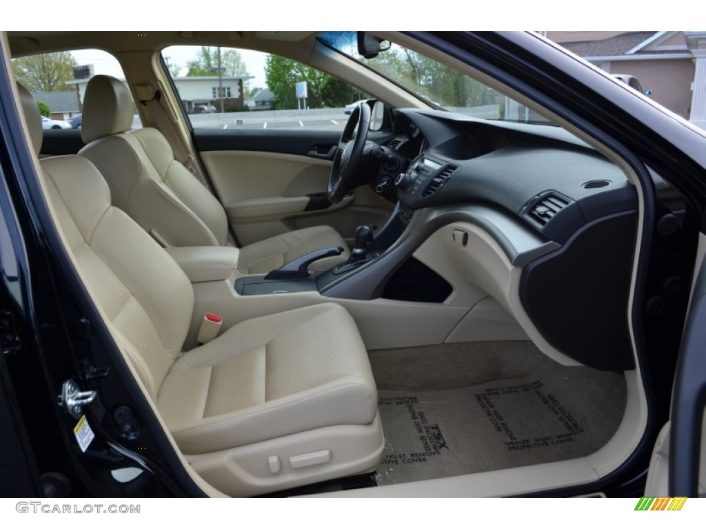 2009 TSX Sedan - Crystal Black Pearl / Parchment photo #14