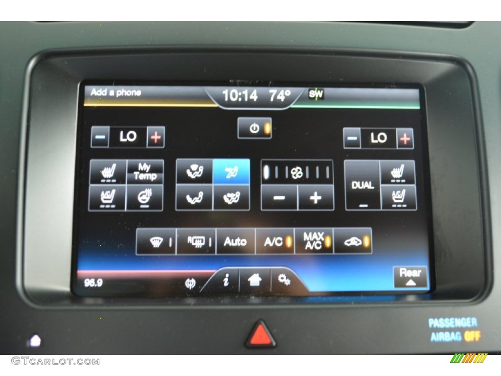 2014 Explorer Limited - White Platinum / Medium Light Stone photo #17