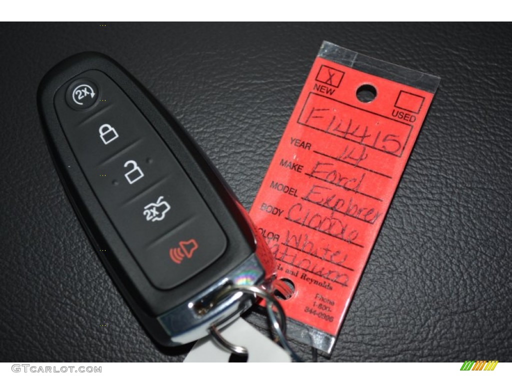 2014 Explorer Limited - White Platinum / Medium Light Stone photo #32