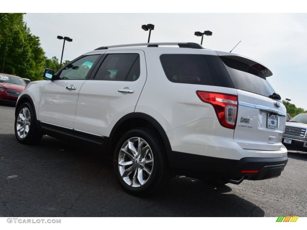 2014 Explorer Limited - White Platinum / Medium Light Stone photo #33