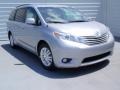 2014 Silver Sky Metallic Toyota Sienna XLE  photo #2