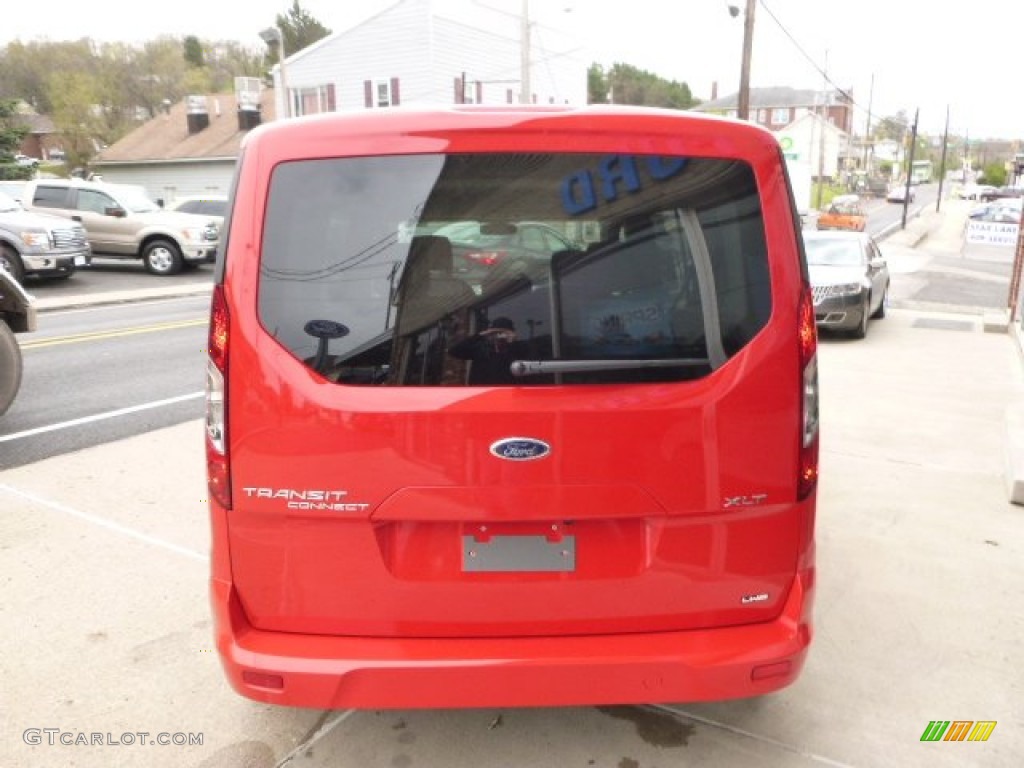 2014 Transit Connect XLT Wagon - Race Red / Medium Stone photo #5
