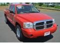 2005 Flame Red Dodge Dakota SLT Quad Cab 4x4  photo #1