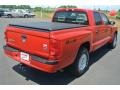 2005 Flame Red Dodge Dakota SLT Quad Cab 4x4  photo #5