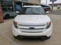 2014 White Platinum Ford Explorer Limited 4WD  photo #2