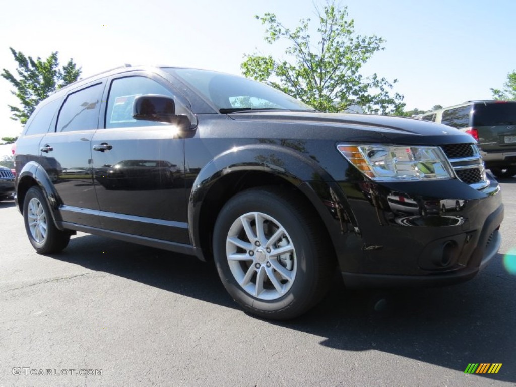 Pitch Black 2014 Dodge Journey SXT Exterior Photo #93181429