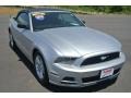 2014 Ingot Silver Ford Mustang V6 Convertible  photo #1