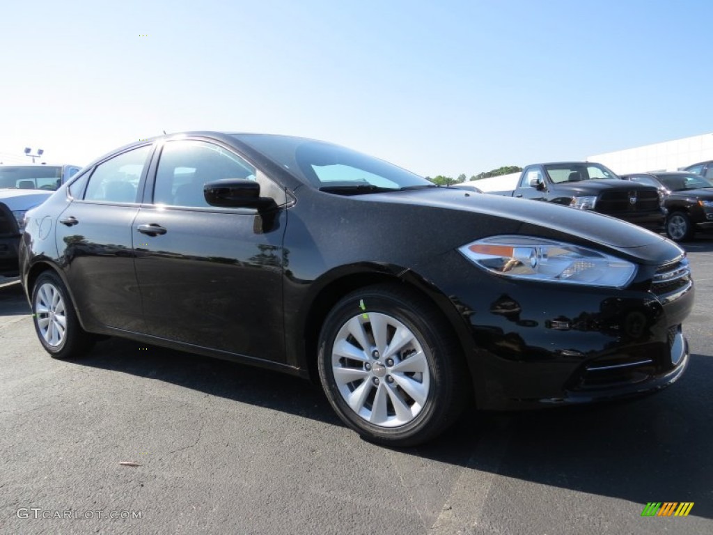 Pitch Black 2014 Dodge Dart Aero Exterior Photo #93181682