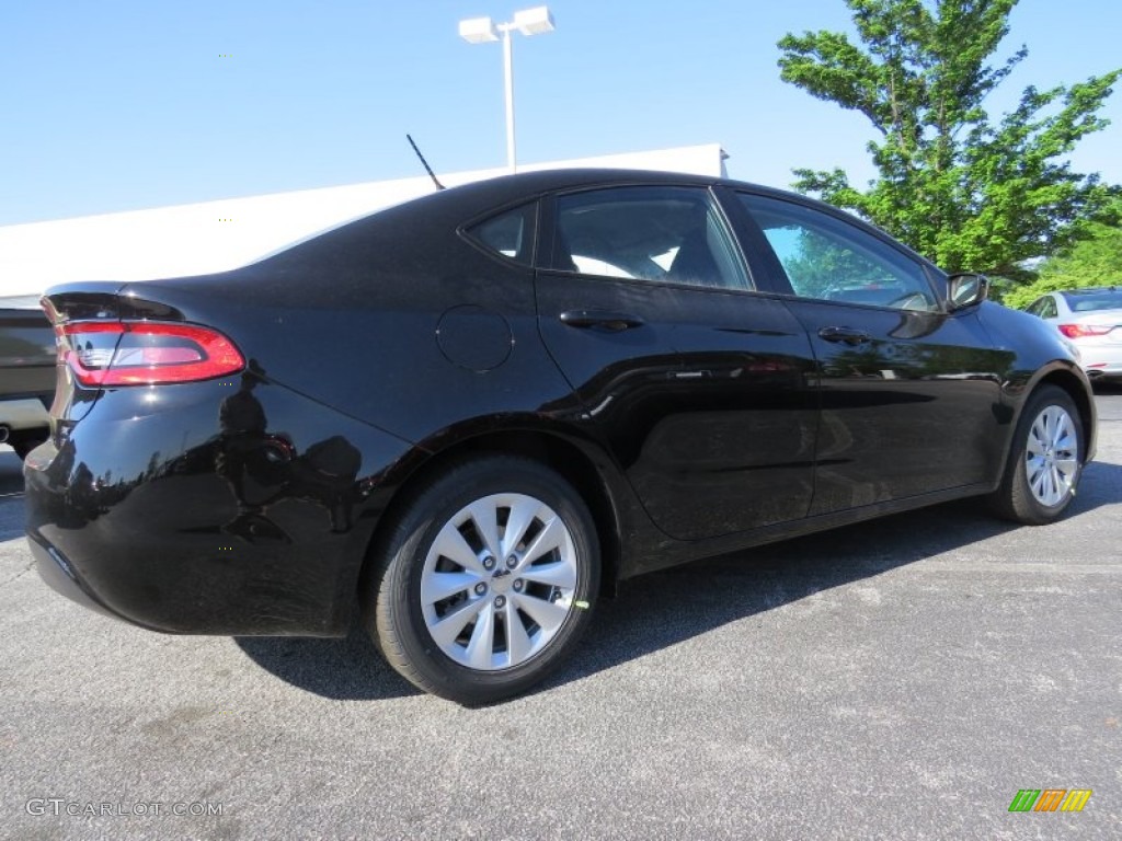 2014 Dart SXT - Pitch Black / Black/Light Tungsten photo #3