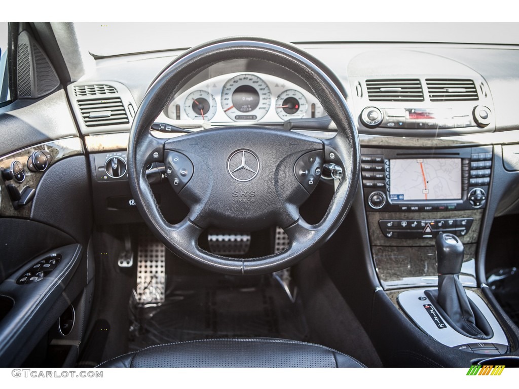 2006 Mercedes-Benz E 55 AMG Sedan Charcoal Dashboard Photo #93184102