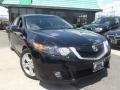 2010 Crystal Black Pearl Acura TSX Sedan  photo #2