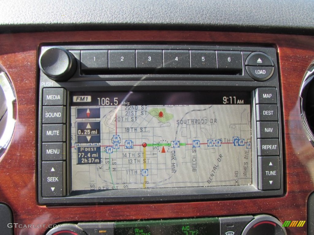 2008 Ford F450 Super Duty King Ranch Crew Cab 4x4 Dually Navigation Photo #93186841