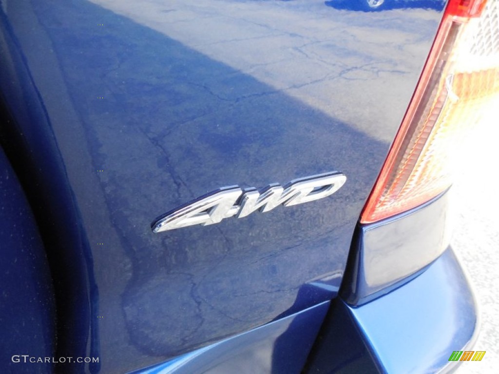 2003 RAV4 4WD - Spectra Blue Mica / Gray photo #6