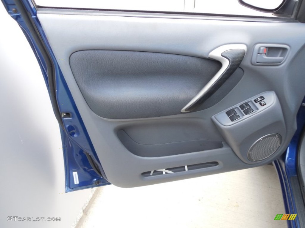 2003 RAV4 4WD - Spectra Blue Mica / Gray photo #11