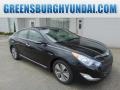 2014 Eclipse Black Hyundai Sonata Hybrid Limited  photo #1