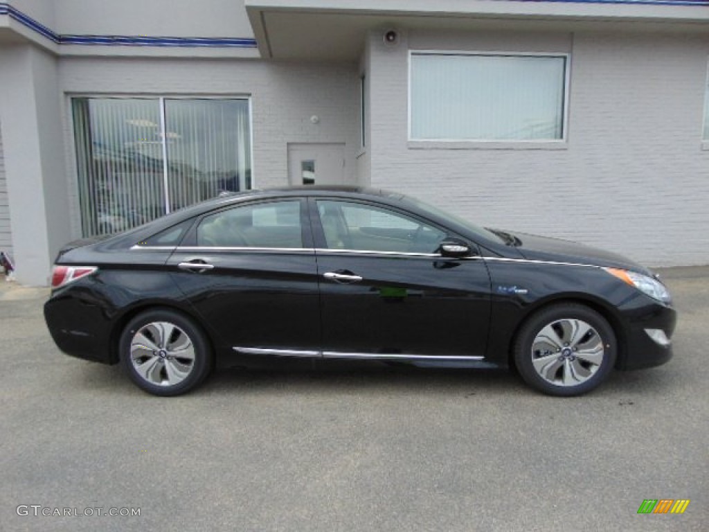 Eclipse Black 2014 Hyundai Sonata Hybrid Limited Exterior Photo #93187537